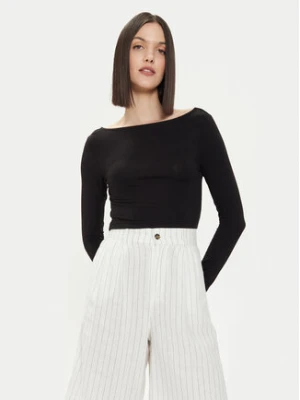 Gina Tricot Bluzka 22145 Czarny Slim Fit