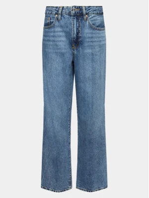 Gina Tricot Jeansy 19982 Granatowy Baggy Fit