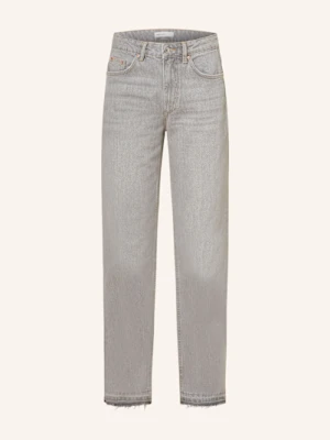Gina Tricot Jeansy Straight grau