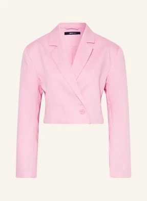 Gina Tricot Krótki Blezer Tammie pink