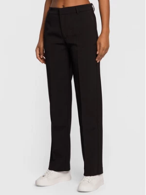 Gina Tricot Spodnie materiałowe 13672 Czarny Regular Fit