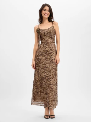 Gina Tricot Sukienka maxi dla kobiet Kobiety brązowy