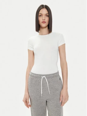 Gina Tricot T-Shirt 21287 Biały Slim Fit