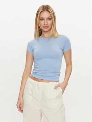 Gina Tricot T-Shirt 21287 Błękitny Slim Fit