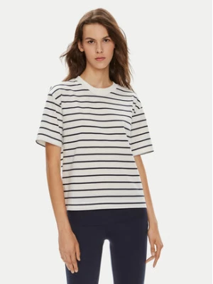 Gina Tricot T-Shirt 23352 Biały Relaxed Fit