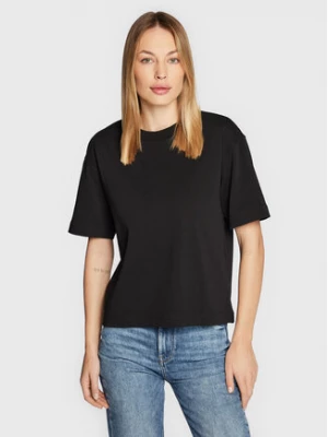 Gina Tricot T-Shirt Basic 10469 Czarny Regular Fit