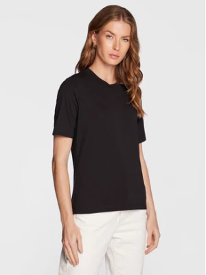 Gina Tricot T-Shirt Basic 17937 Czarny Regular Fit