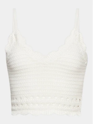 Gina Tricot Top 19542 Biały Regular Fit