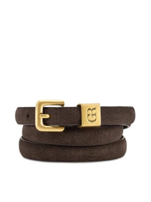 Gino Rossi Pasek Damski BLYL24002-1 Brązowy