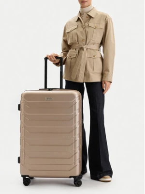 GINO ROSSI Walizka duża CEO-GIN-L-002-05-GOLD Złoty