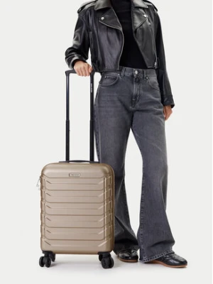 GINO ROSSI Walizka kabinowa GIN-S-002-05-GOLD Złoty