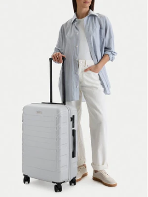 GINO ROSSI Walizka średnia CEO-GIN-M-003-05-SILVER2 Srebrny