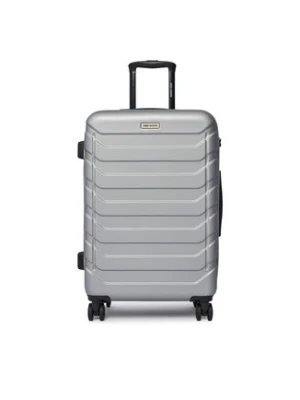 Gino Rossi Walizka średnia GIN-M-003-05-SILVER Srebrny