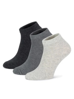 Gino Rossi Zestaw 3 par niskich skarpet męskich 3MB-001-AW24 (3-pack) Kolorowy
