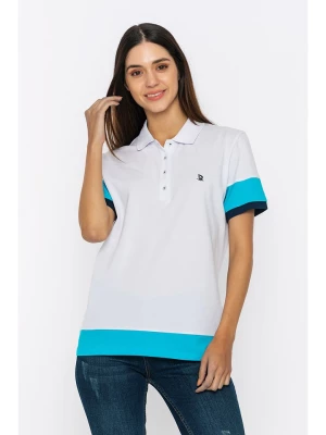 GIORGIO DI MARE Koszulka polo w kolorze białym rozmiar: M