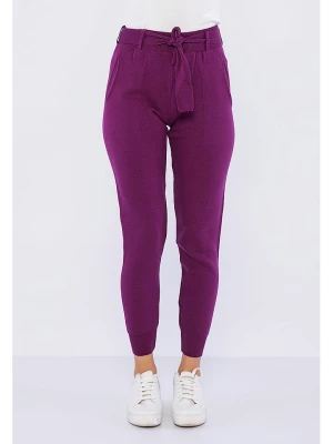 GIORGIO DI MARE Spodnie w kolorze fioletowym rozmiar: S