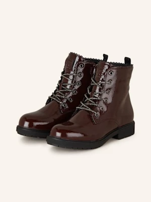 Gioseppo Botki Sznurowane Z Ozdobnymi Kamykami rot