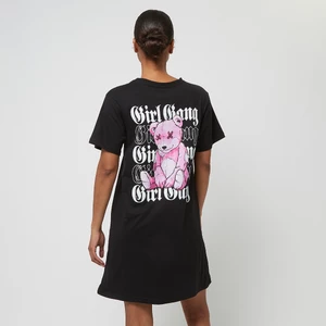 Girl Gang Ladies Tee Dress black, marki Miss TeeApparel, w kolorze Czarny, rozmiar