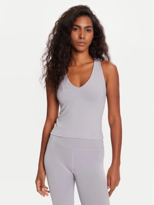Girlfriend Collective Top Zoe 1024 Fioletowy Slim Fit