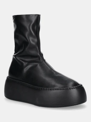 Giuseppe Zanotti botki Alma kolor czarny na platformie RW40036.002