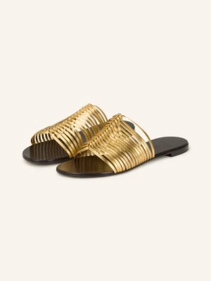 Giuseppe Zanotti Design Klapki Savoia gold