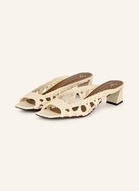 Giuseppe Zanotti Design Klapki Typu Mules Panier Martin beige