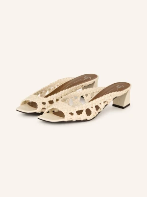 Giuseppe Zanotti Design Klapki Typu Mules Panier Martin beige