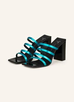 Giuseppe Zanotti Design Klapki Typu Mules Shangay blau