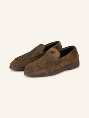 Giuseppe Zanotti Design Loafersy Taormina gruen