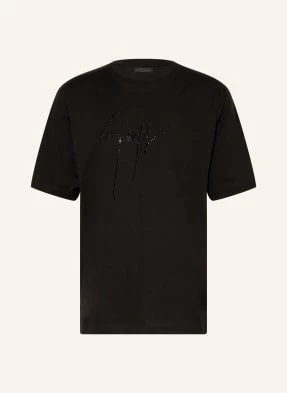 Giuseppe Zanotti Design T-Shirt Z Obszyciem Ozdobnymi Kamykami schwarz