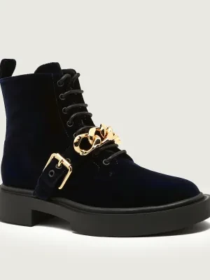 Giuseppe Zanotti Skórzane buty wysokie CATENA