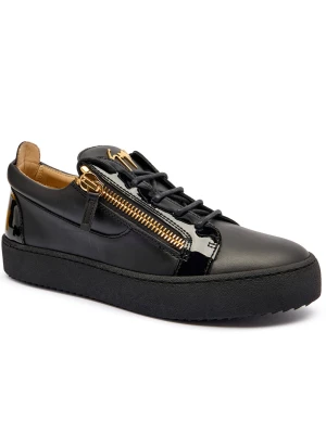 Giuseppe Zanotti Skórzane sneakersy FRANKIE czarny
