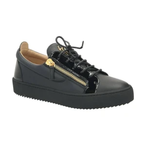 Giuseppe Zanotti Skórzane trampki S LOGOBALL