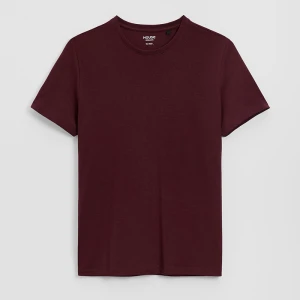 Gładka koszulka basic bordowa House