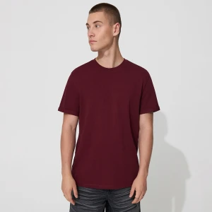 Gładka koszulka regular fit basic brązowa House