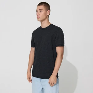 Gładka koszulka regular fit basic czarna House