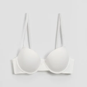 Gładki biustonosz biały House