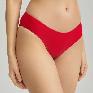 Gładki dół od kostiumu o klasycznym kroju czerwony House