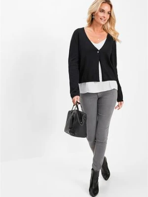 Gładki kardigan bonprix