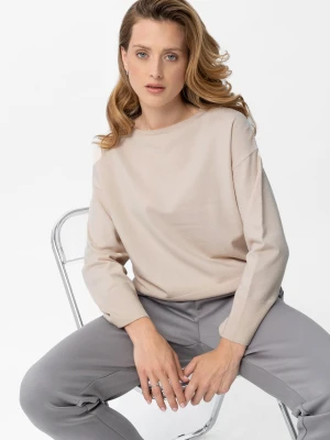 Gładki, luźny sweter S-MARI Volcano