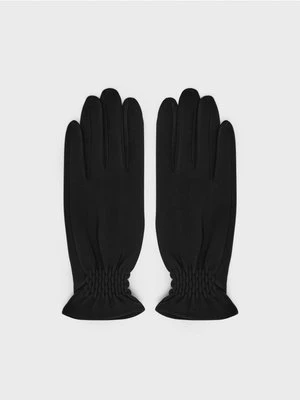 Gładkie rękawiczki z funkcją dotykową czarne House