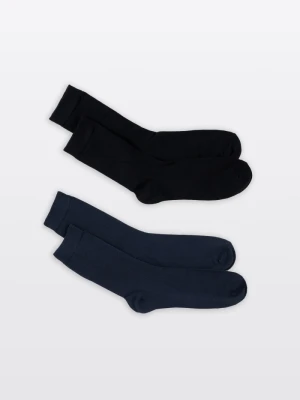 Gładkie skarpety 2-PAK Reporter