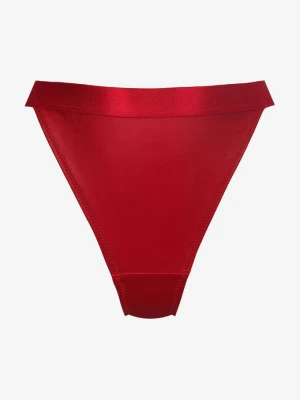 Gładkie stringi z ekoskóry Courtisane Poupee Marilyn