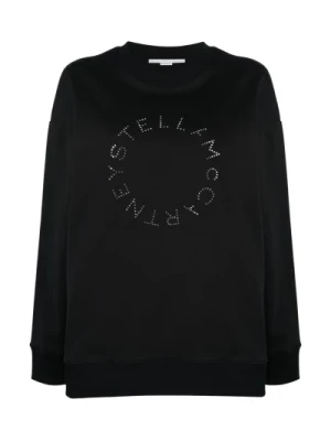 Glam Rhinestone Logo Sweatshirt Stella McCartney