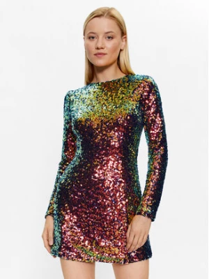 Glamorous Sukienka koktajlowa TM0674 Kolorowy Slim Fit