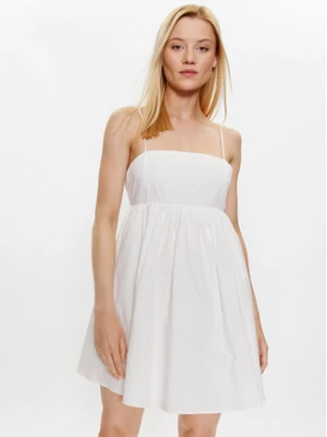 Glamorous Sukienka letnia CA0395 Biały Regular Fit