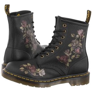 Glany 1460 Decayed Roses Classic Tumbled Nappa Black 32070001 (DR86-a) Dr. Martens