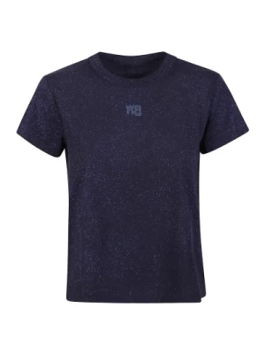 Glitter Logo Essential T-Shirt T by Alexander Wang