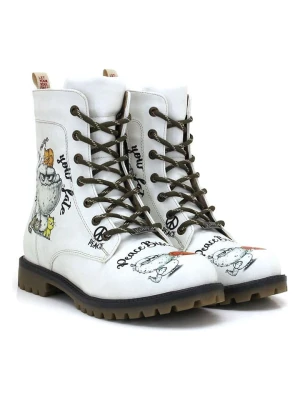 Goby Botki w kolorze białym rozmiar: 35