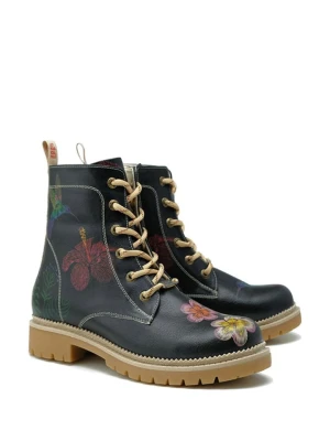 Goby Botki w kolorze czarnym ze wzorem rozmiar: 39